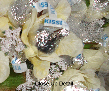 Close Up Bridal Bridesmaid Candy Flower Bouquets